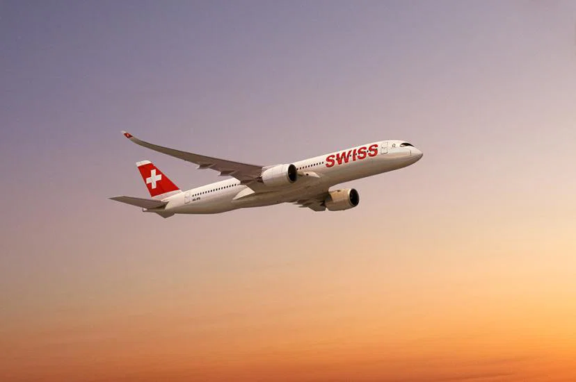 Swiss' A350 aircraft