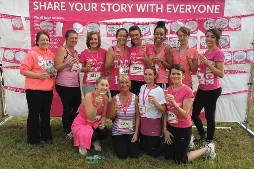 Fundraising breast cancer