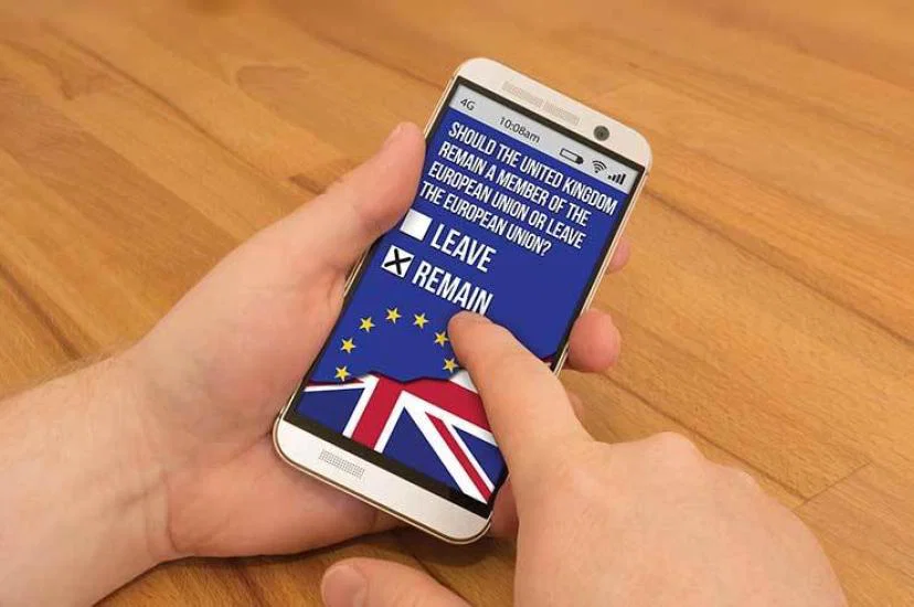 EU Referendum smart phone app iStock_91093349