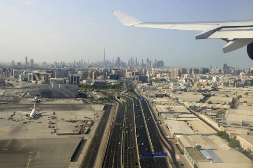 Dubai airport (pictured) will benefit from amber status