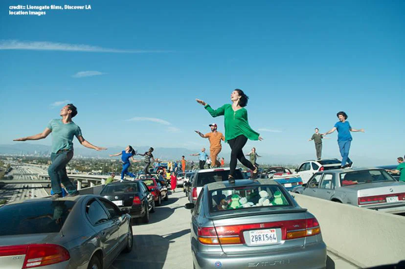 Opening scene from La La Land