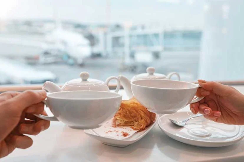 Coffee and croissants iStock-638404458