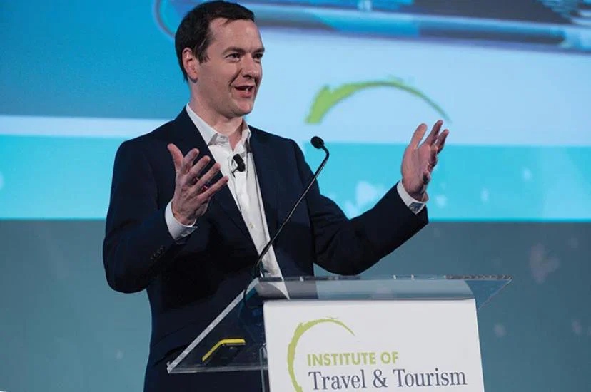 George Osborne speaking at the ITT conference 2017