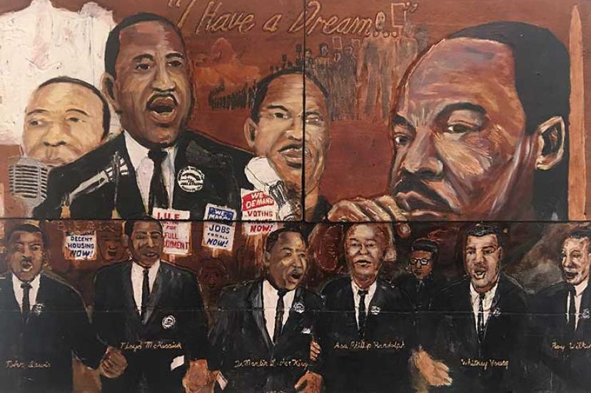 Civil rights mural, Georgia