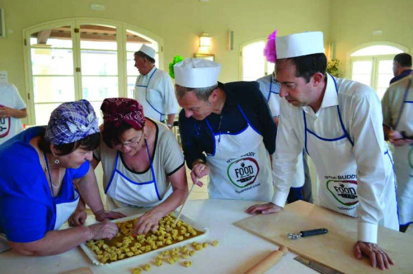 Making tortelli