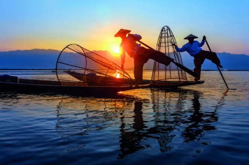 Irrawaddy river, Myanmar