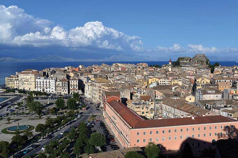 Corfu cityscape