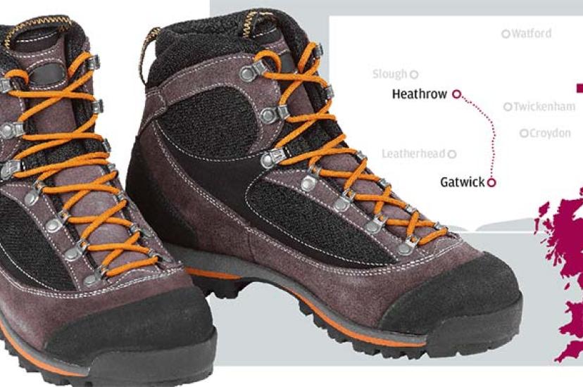 Gatwick-Heathrow charity walk