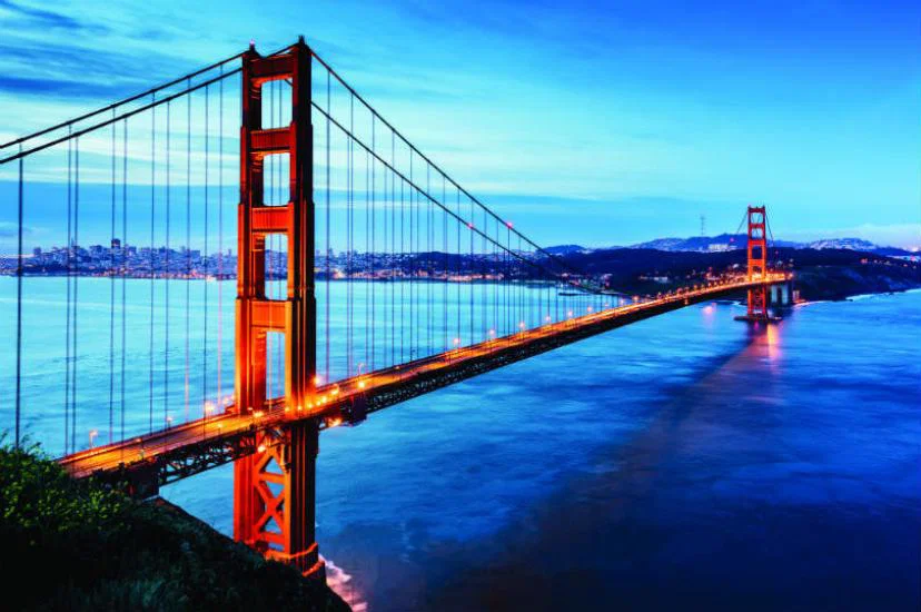 The Golden Gate Bridge in San Francisco