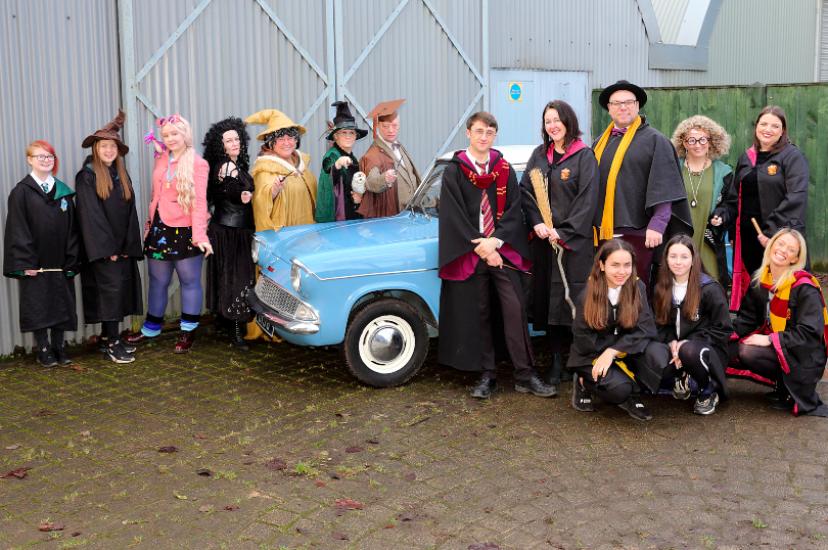 Thorne invited 30 All About the Magic families to a local Harry Potter-themed witches and wizards event.