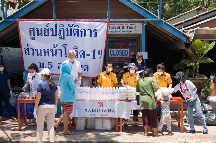 How Samujana Villas is supporting the Ko Samui community affected by coronavirus