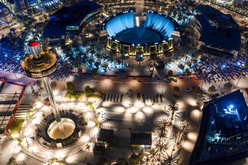 Aerial views of Expo Dubai