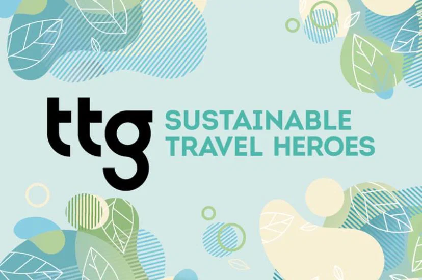 TTG Sustainable Travel Heroes web image with logo