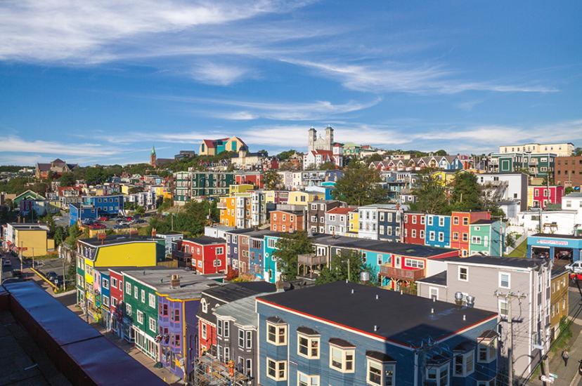 St. John's Newfoundland cityscape