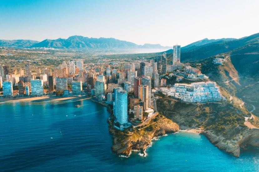 Benidorm Spain aerial iStock-1349062189 (Credit: iStock)