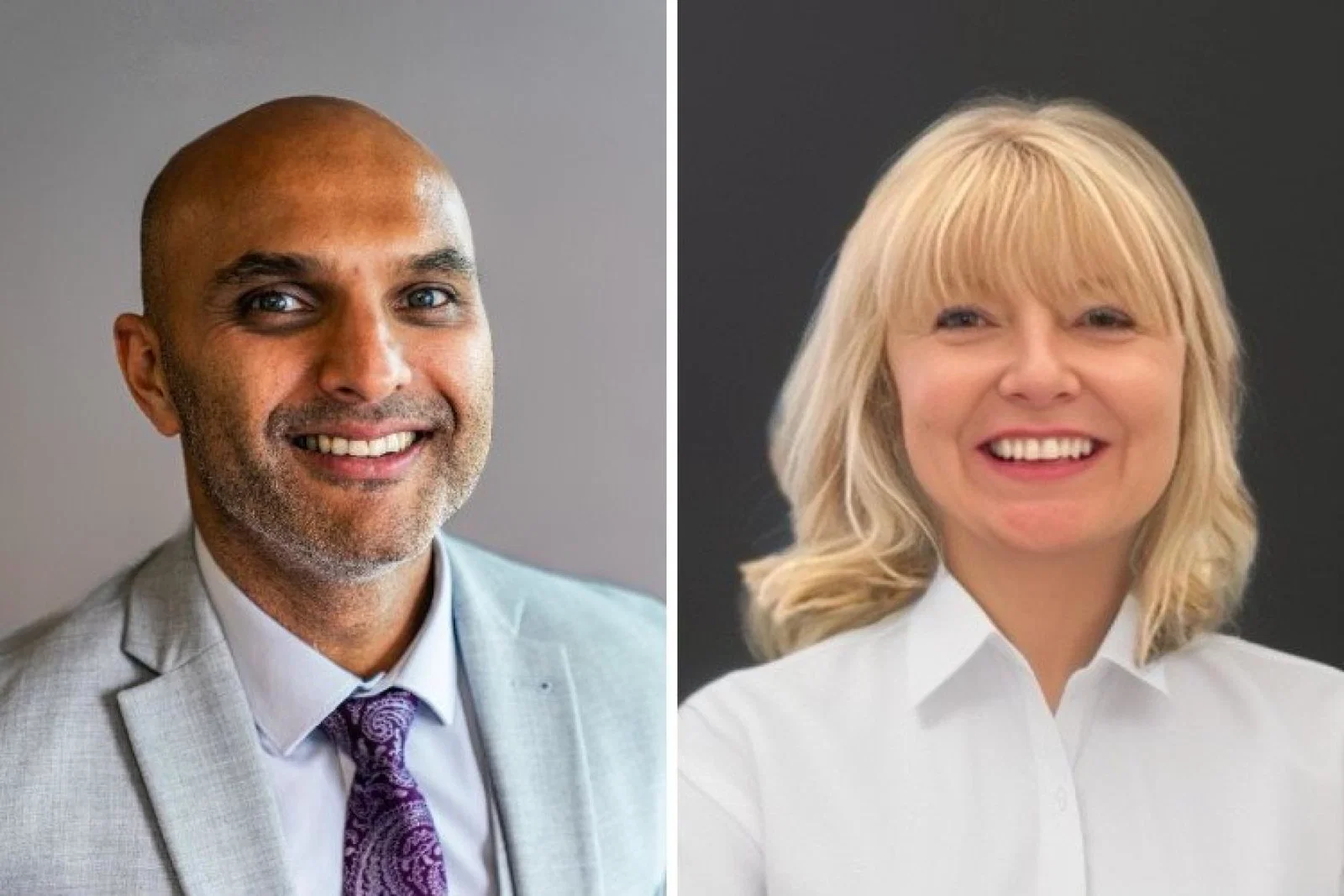 Travelpack chief Vishal Patel pictured with cruise lead Emma Sanger-Horwell