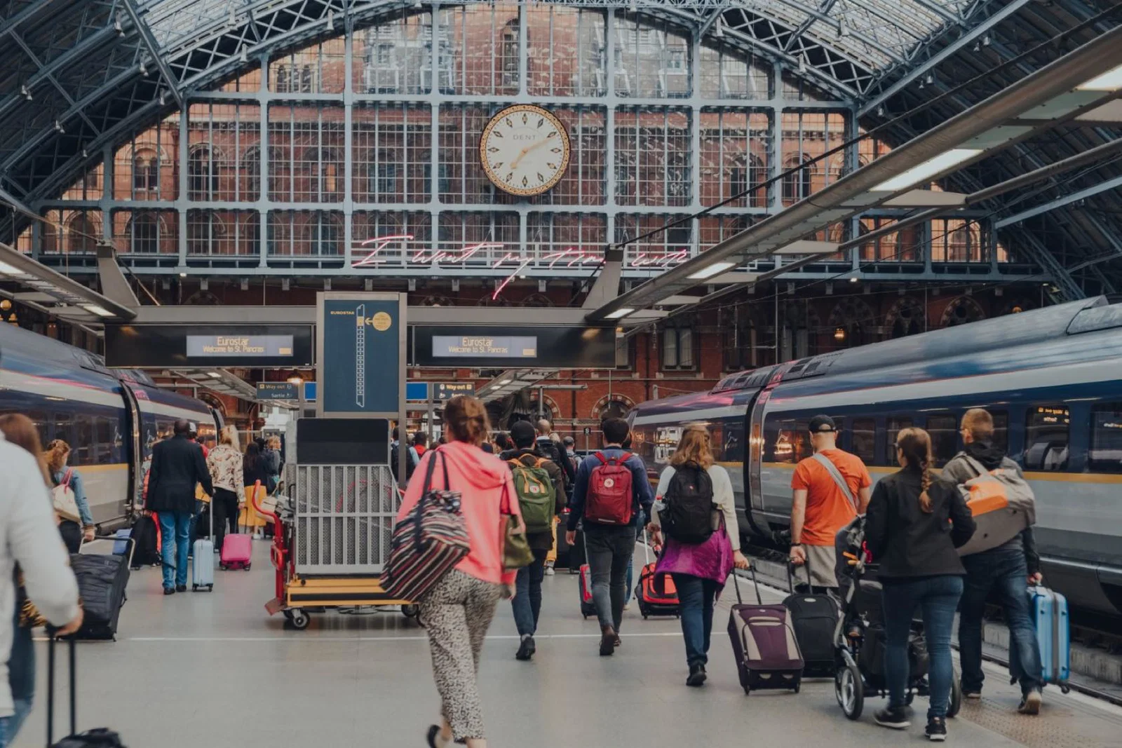 St Pancras International began processing passengers under Entry-Exit rules at the weekend