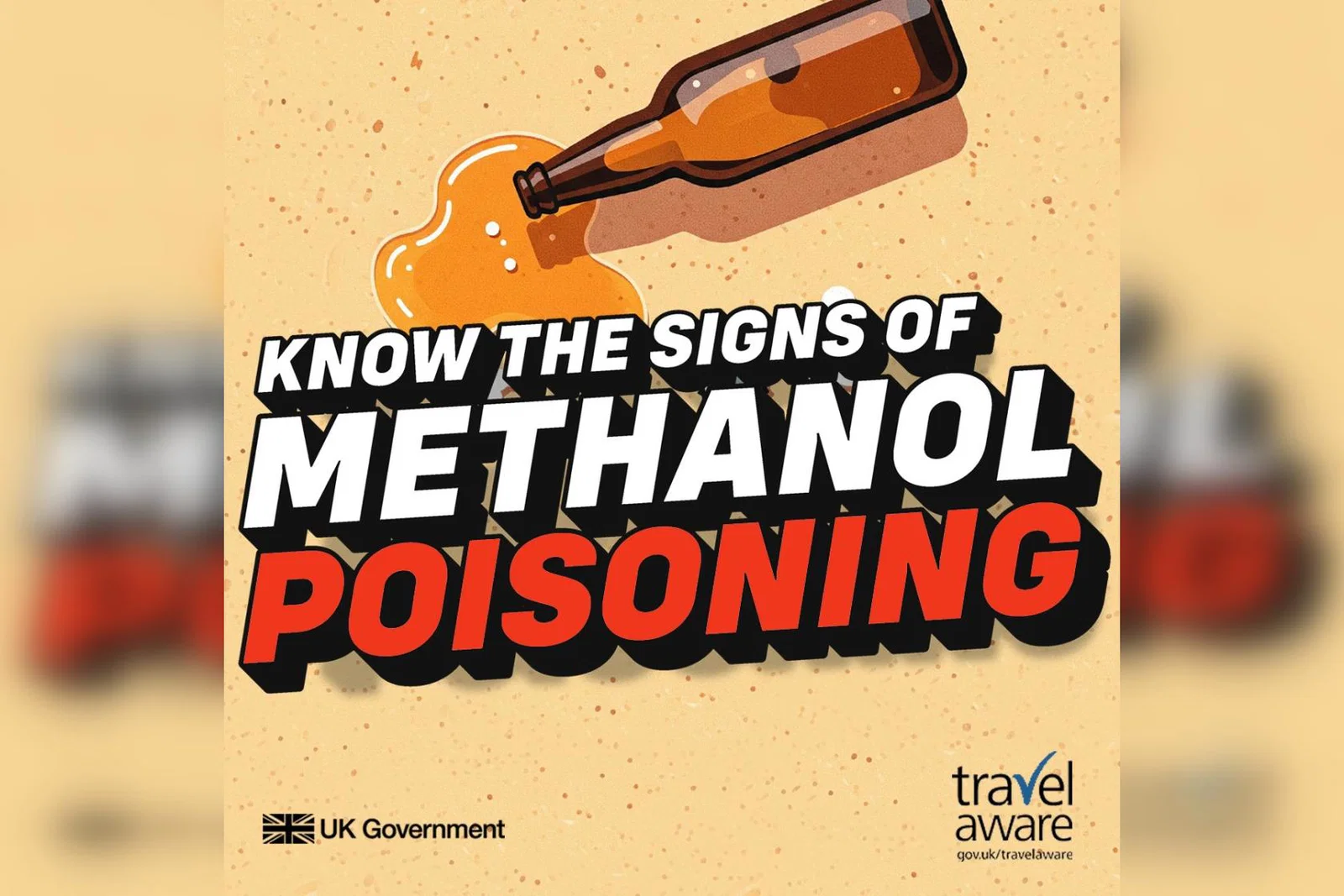 The FCDO is running a methanol poisoning campaign