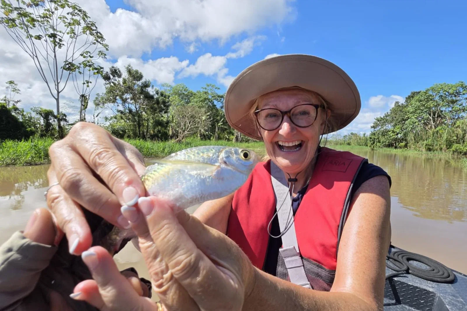 Gill Williams in the Amazon with Uniworld