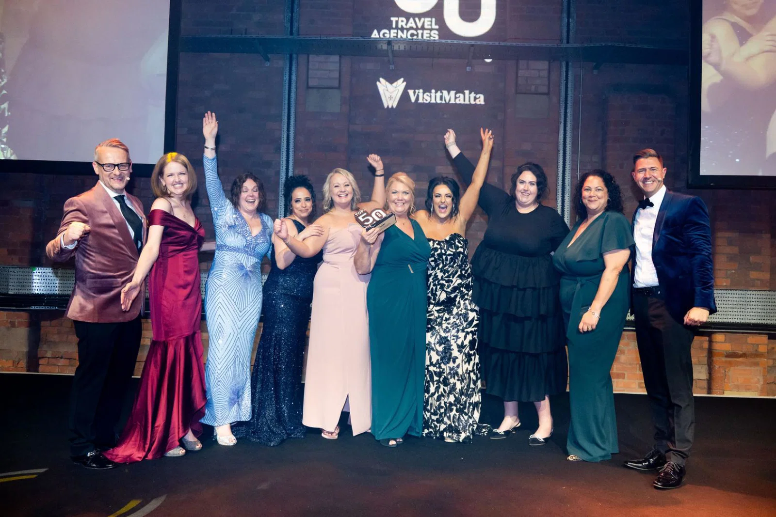 The team from Newport’s La Vida Travel were named the UK & Ireland’s No.1 Agency at Top 50 2025