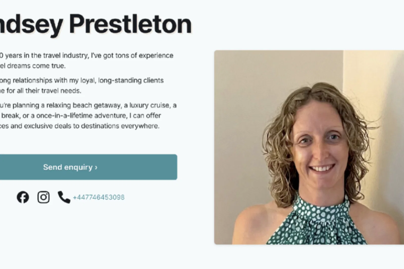 Example Personal Page