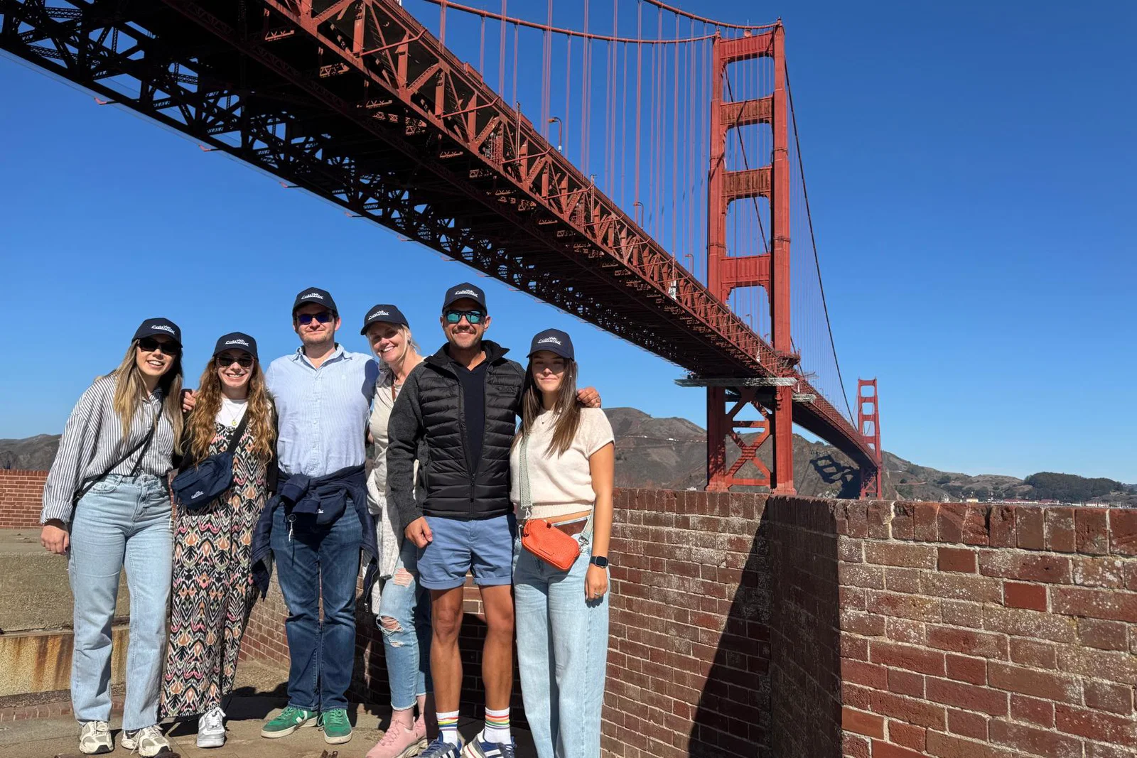 Race Across California, agents at the Golden Gate Bridge in San Francisco