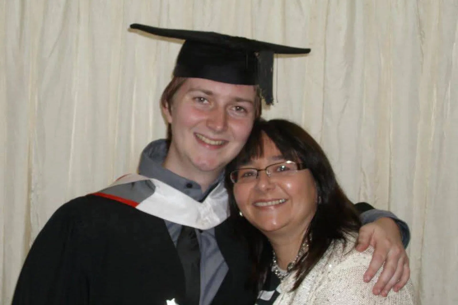 Prestbury Travel agent Dawn Letham with her son, Mark
