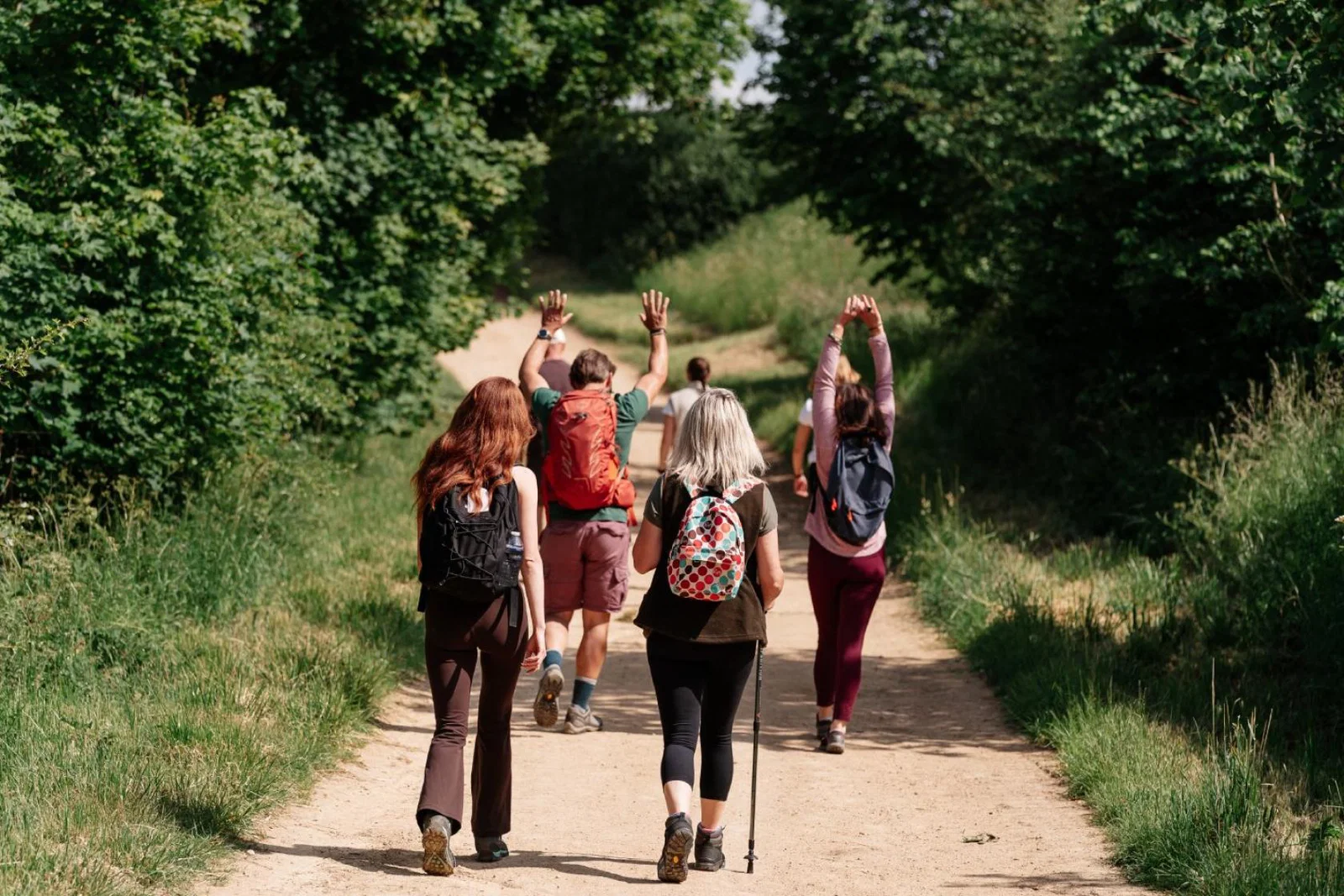 A group out on an Adventure by AE walking itinerary