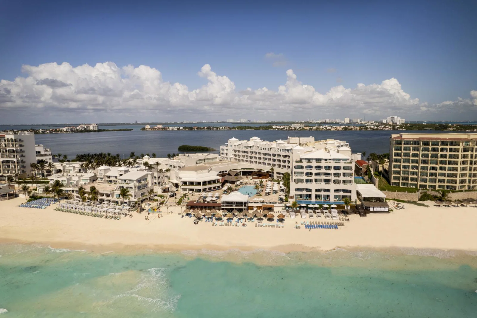 Aerial Sunscape Cancun