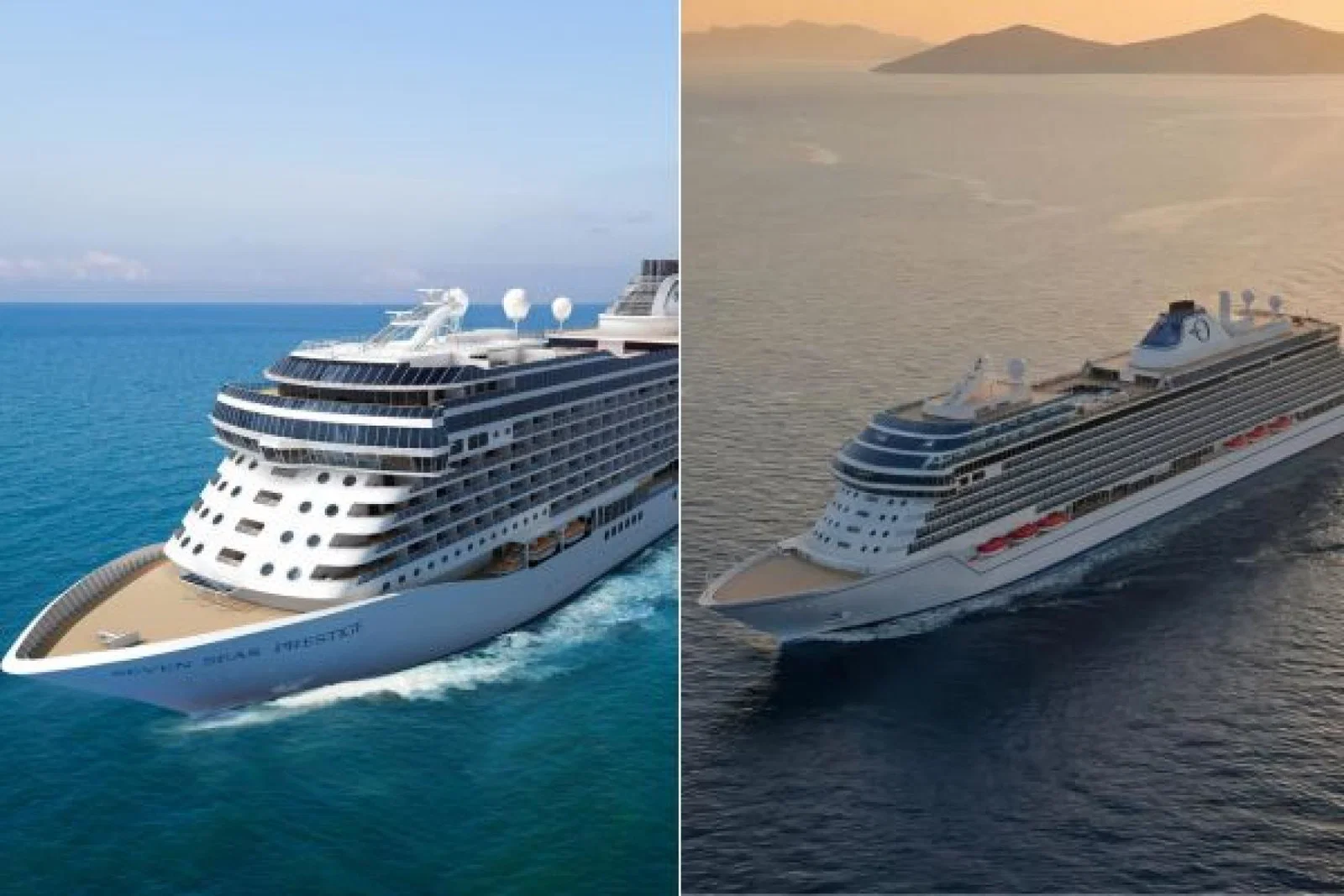 Regent Seven Seas Prestige and Oceania Sonata
