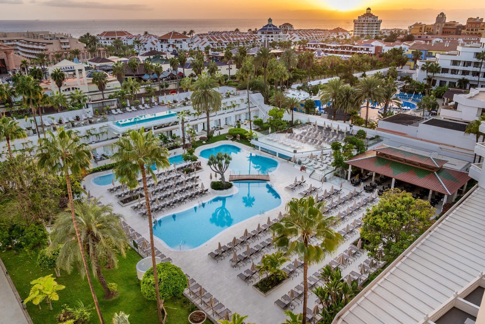 Aerial view of Hotel Vulcano