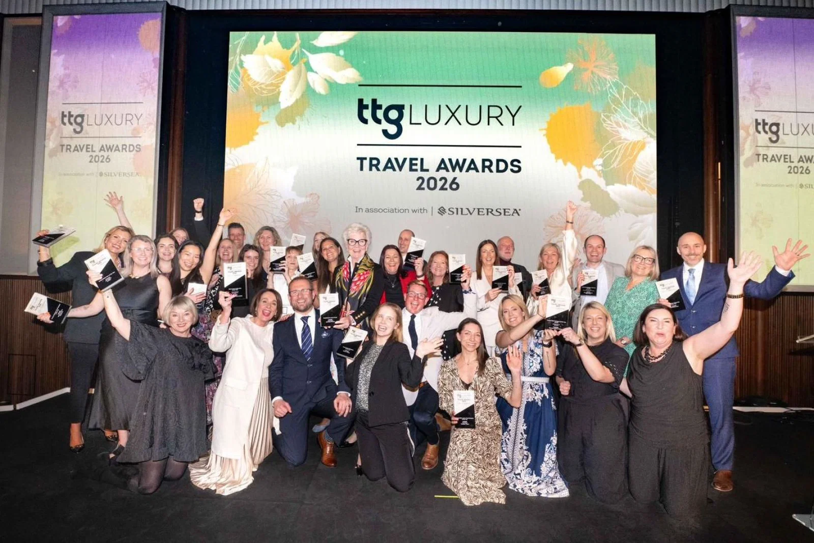 TTG Luxury Travel Awards 2026 winners on stage