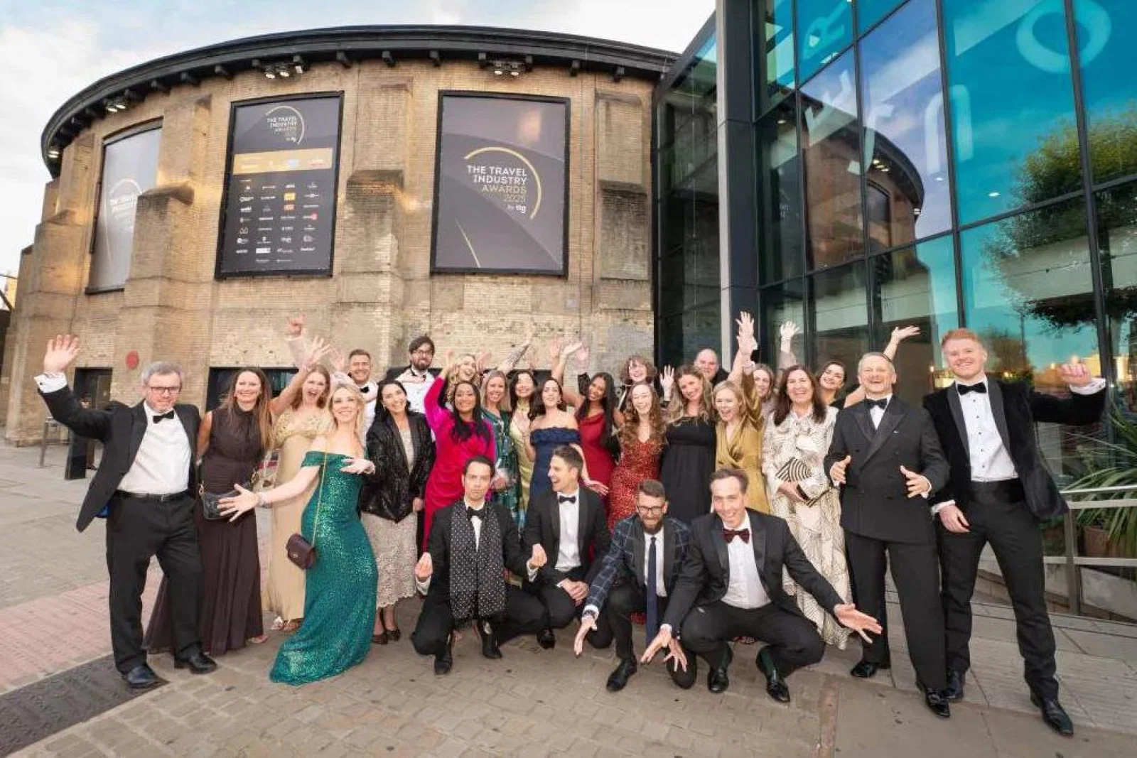 Team TTG pictured before the Travel Industry Awards 2025