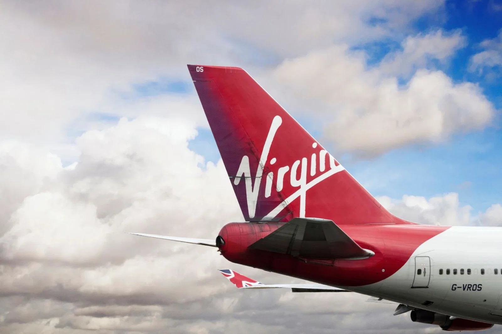 A Virgin Atlantic aircraft pictured stationary at an airport