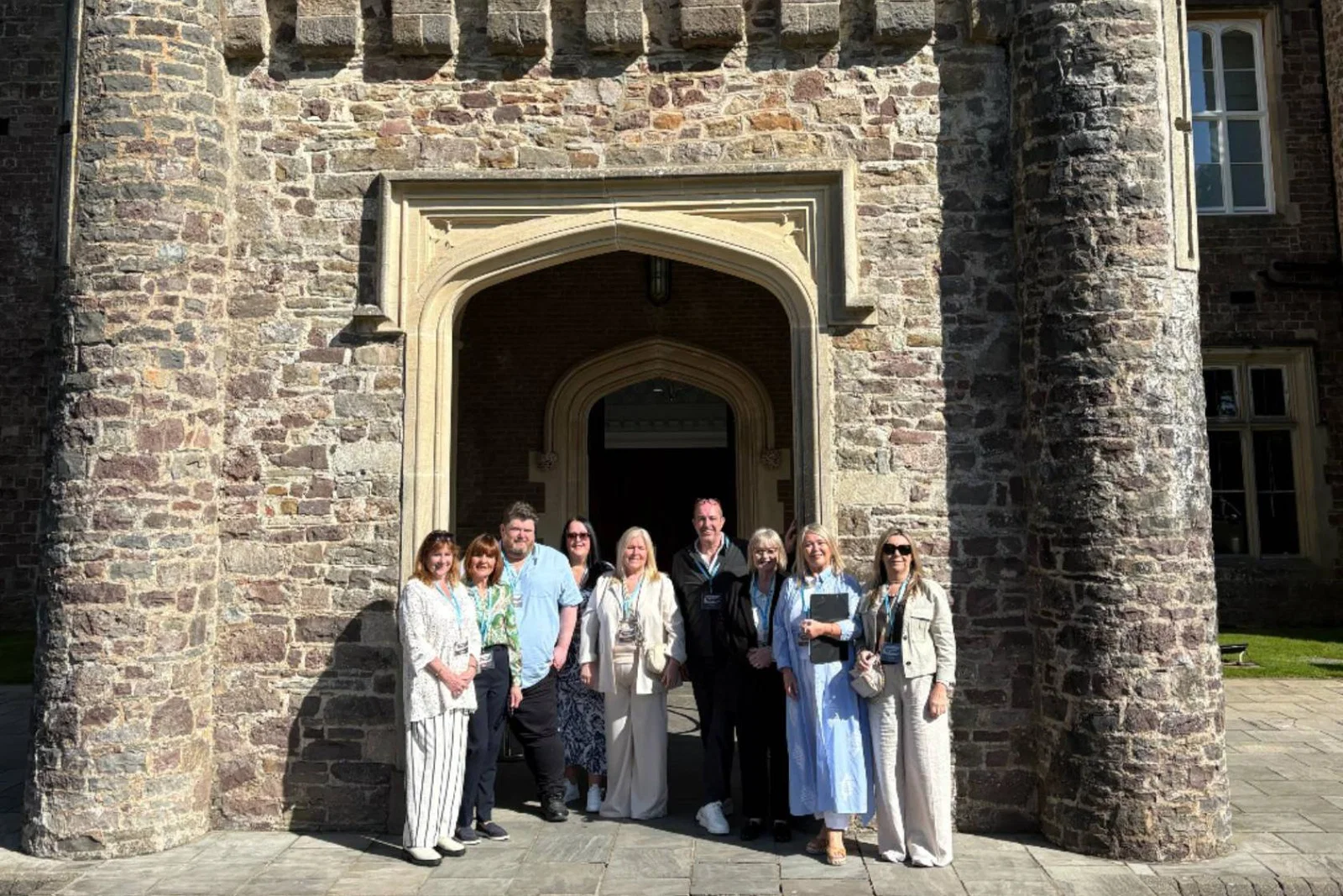 Sam Smith Travel team at event in Hensol Castle, Wales