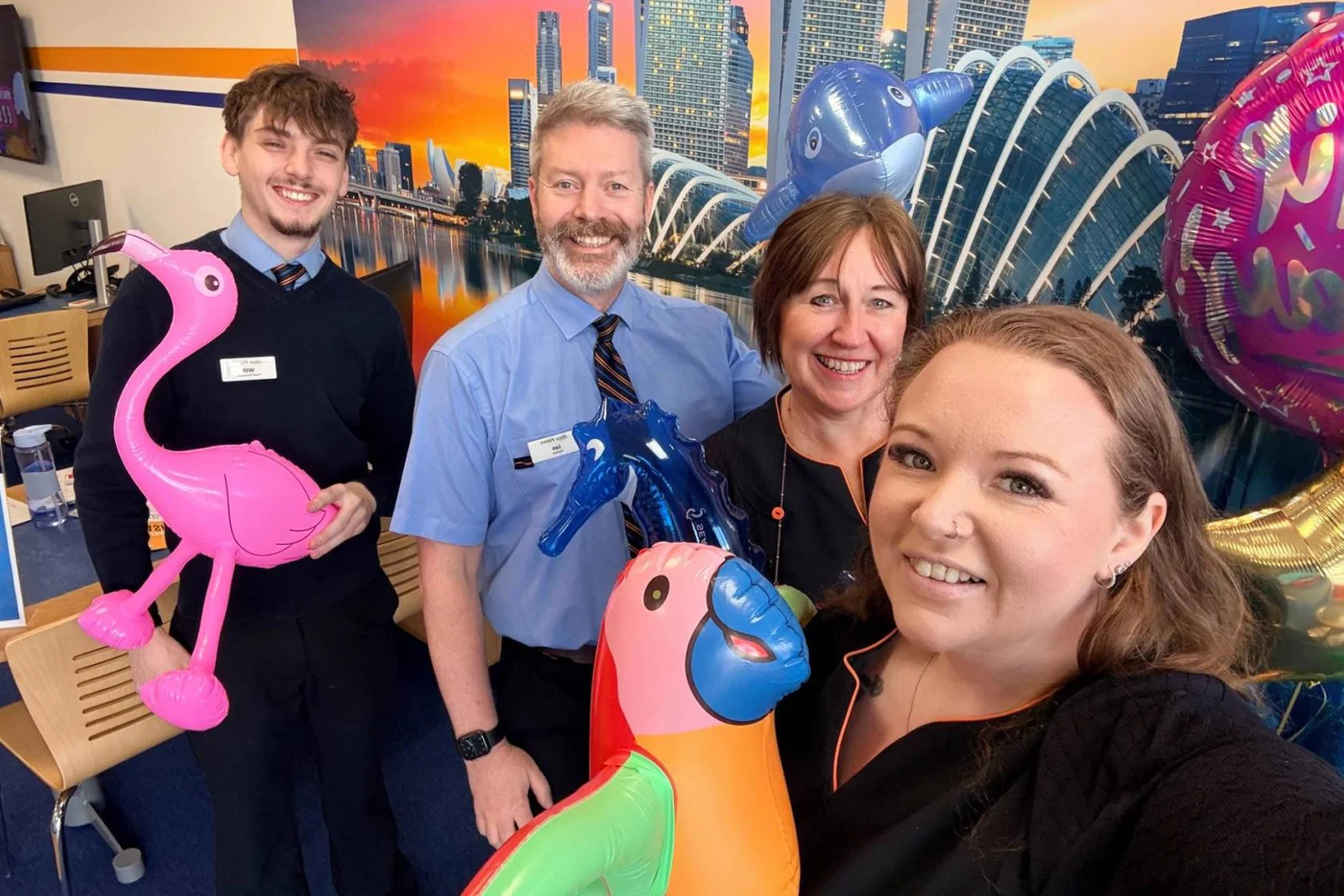Hays Travel team at Stansted