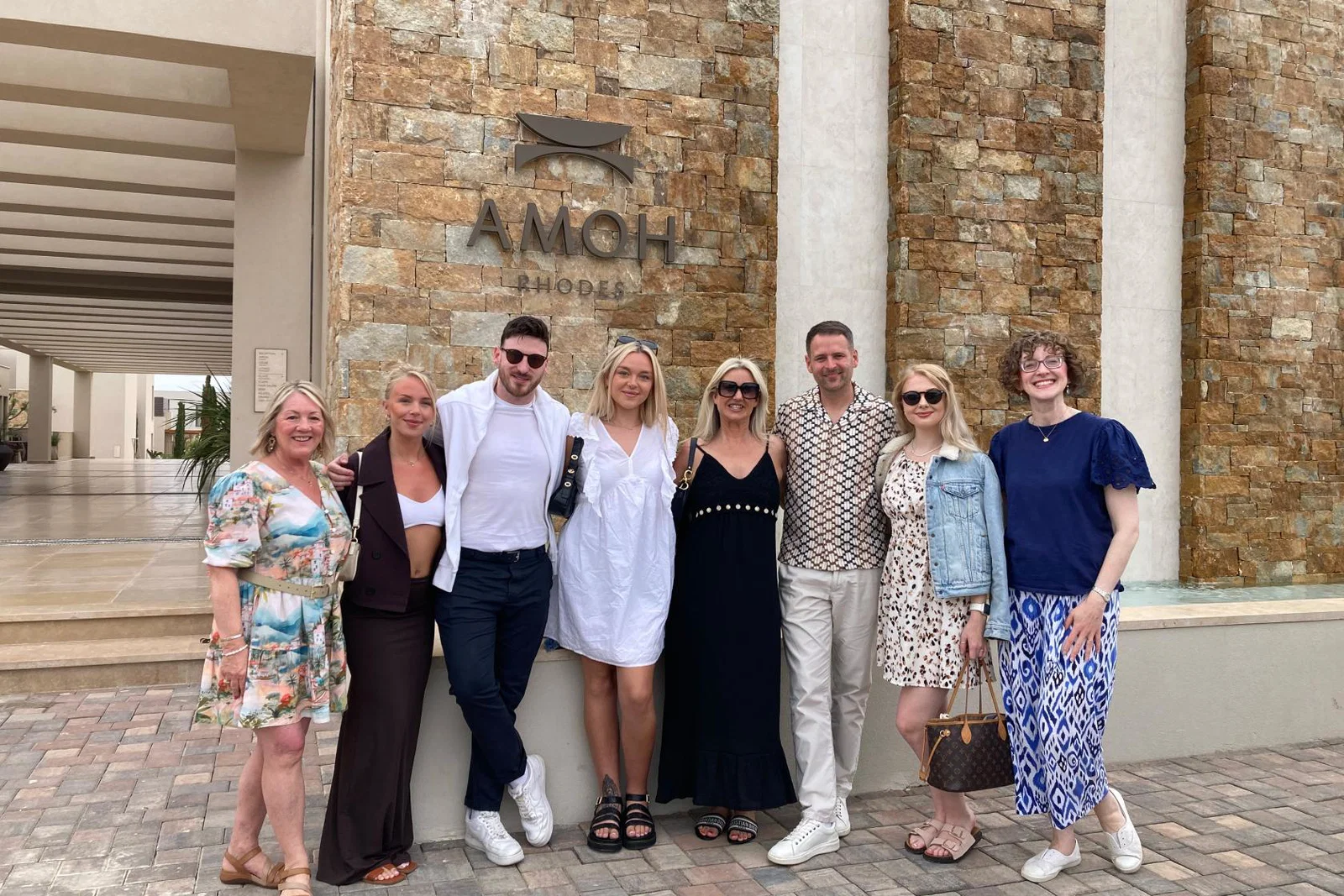 The group outside AMOH Rhodes 