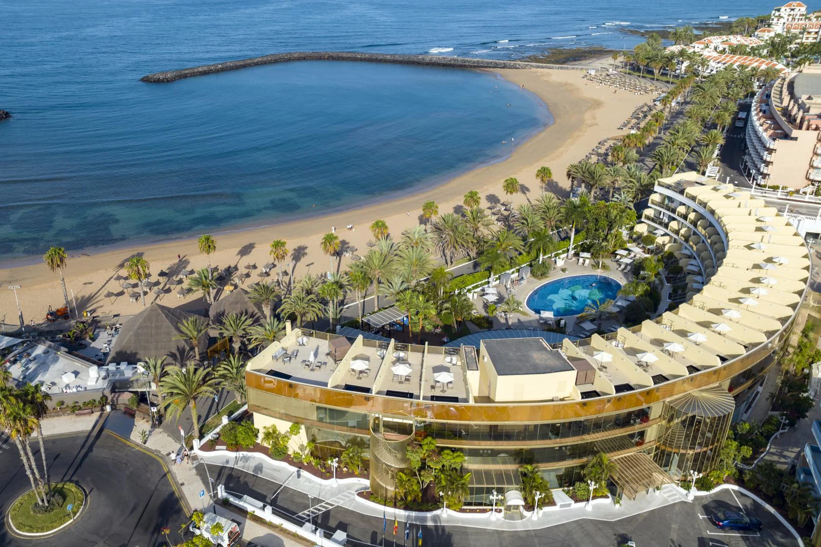 Aerial photo of Sir Anthony on Spring Hotels' Mare Nostrum Resort in South Tenerife