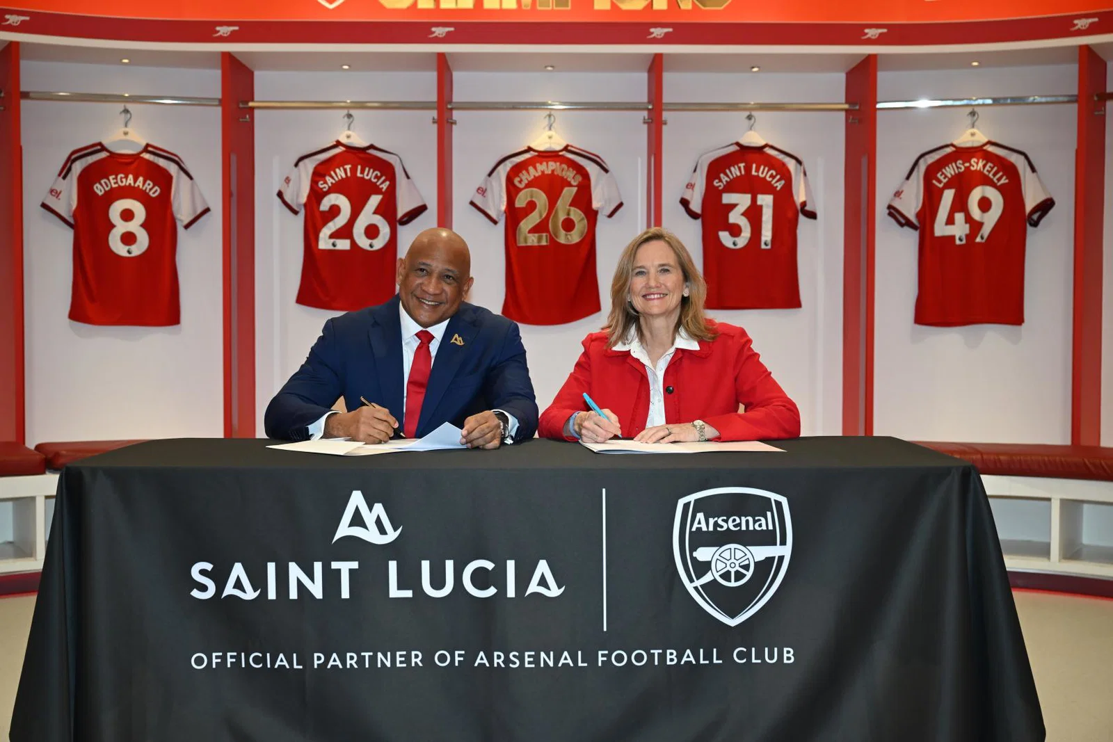 St Lucia and Arsenal