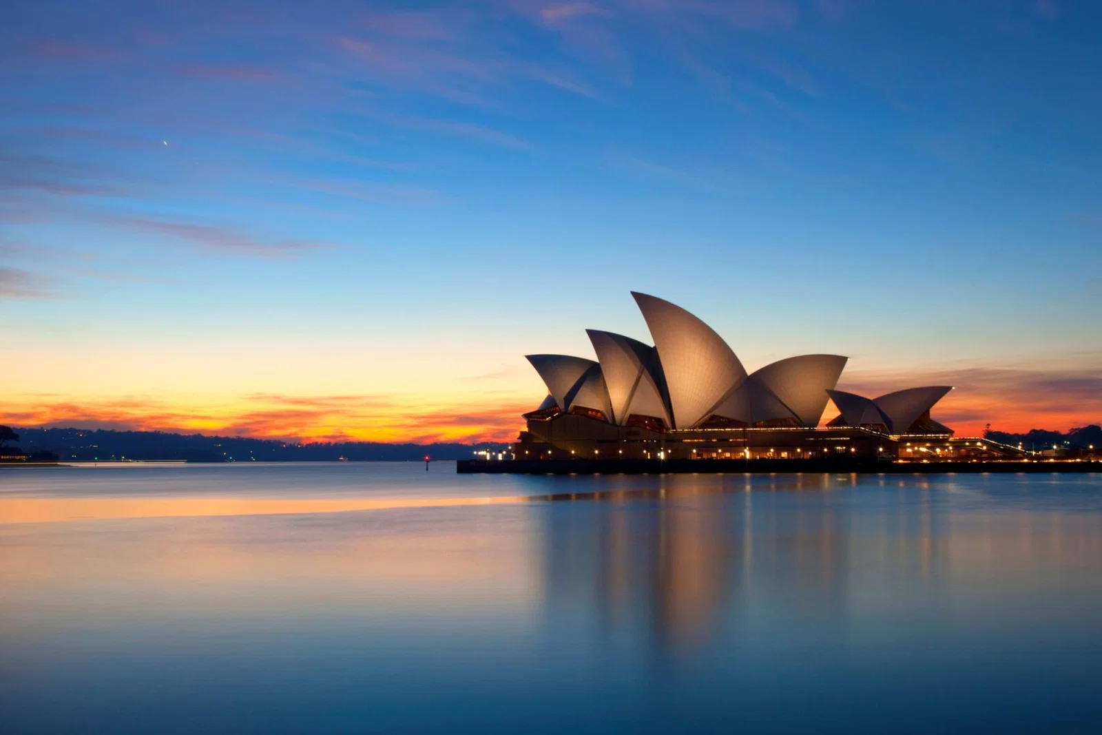 Sydney Opera House at dusk