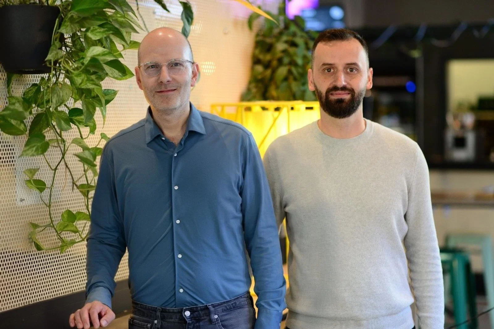 Above: a&o founder and CEO Oliver Winter (left) is joined by ESG Director Arben Maliqi