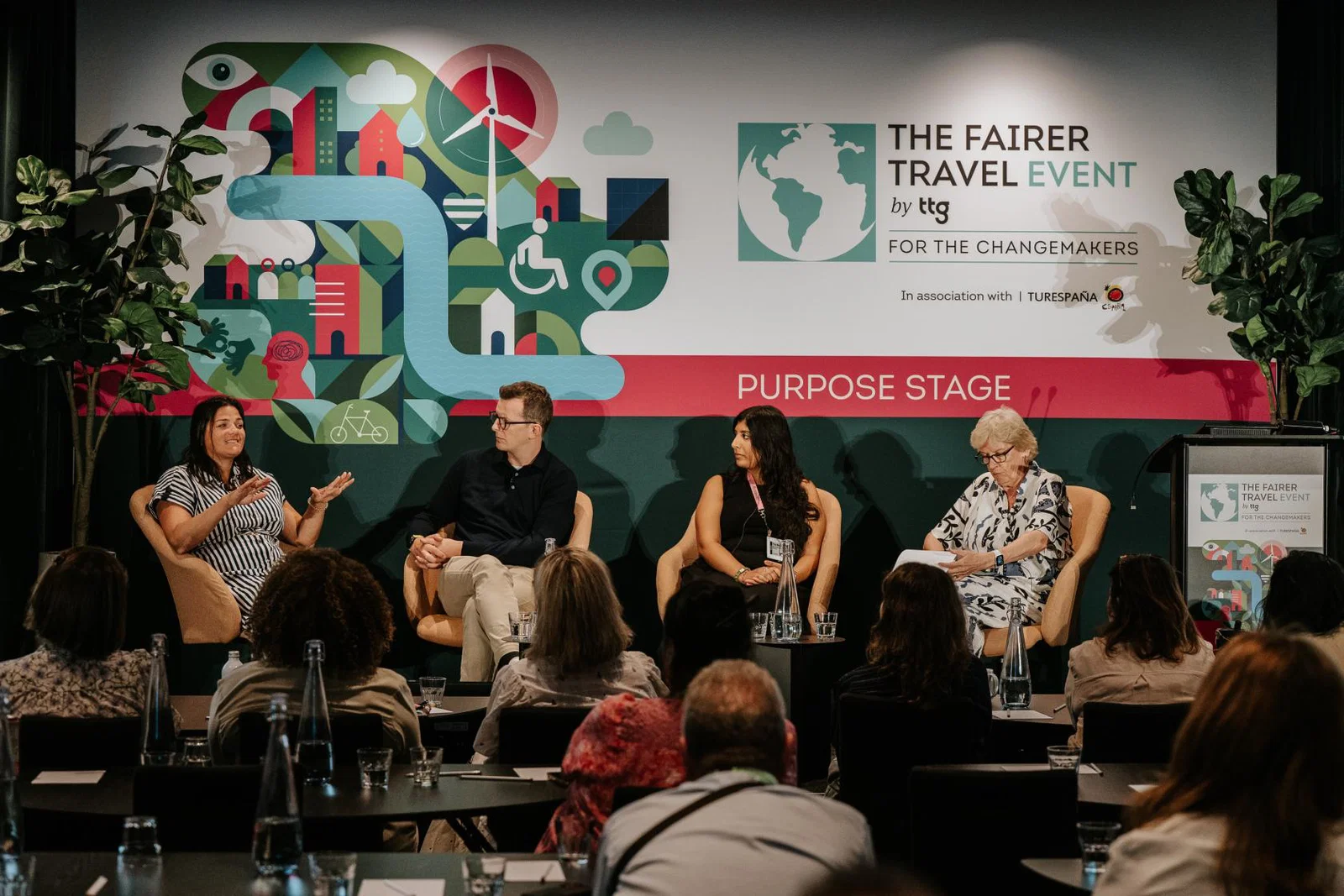 The future of inclusive leadership session at the Fairer Travel Event. Credit: Dean Rossiter 