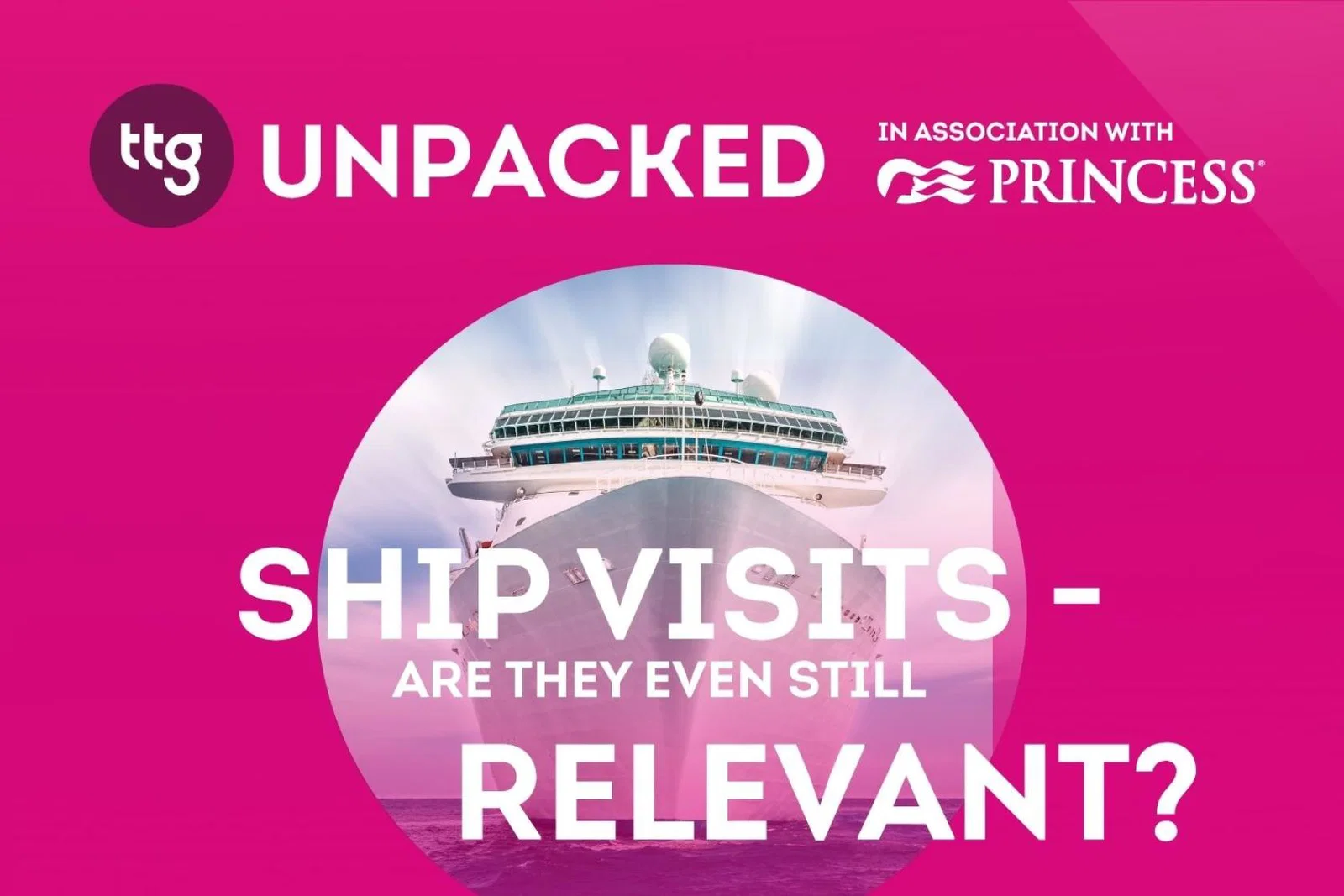 Podcast image asking if ship visits are still relevant?