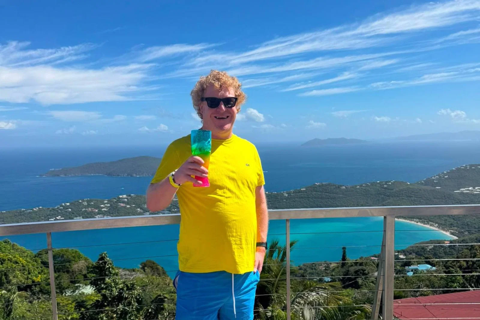 Jamie Doherty in the Caribbean