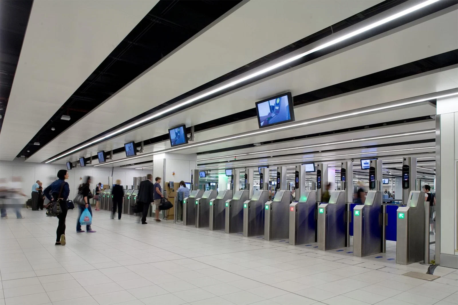 Gatwick security gates