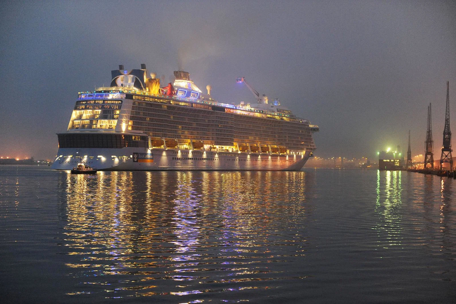 Quantum of the Seas began operating "cruise to nowhere" itineraries for locals this month