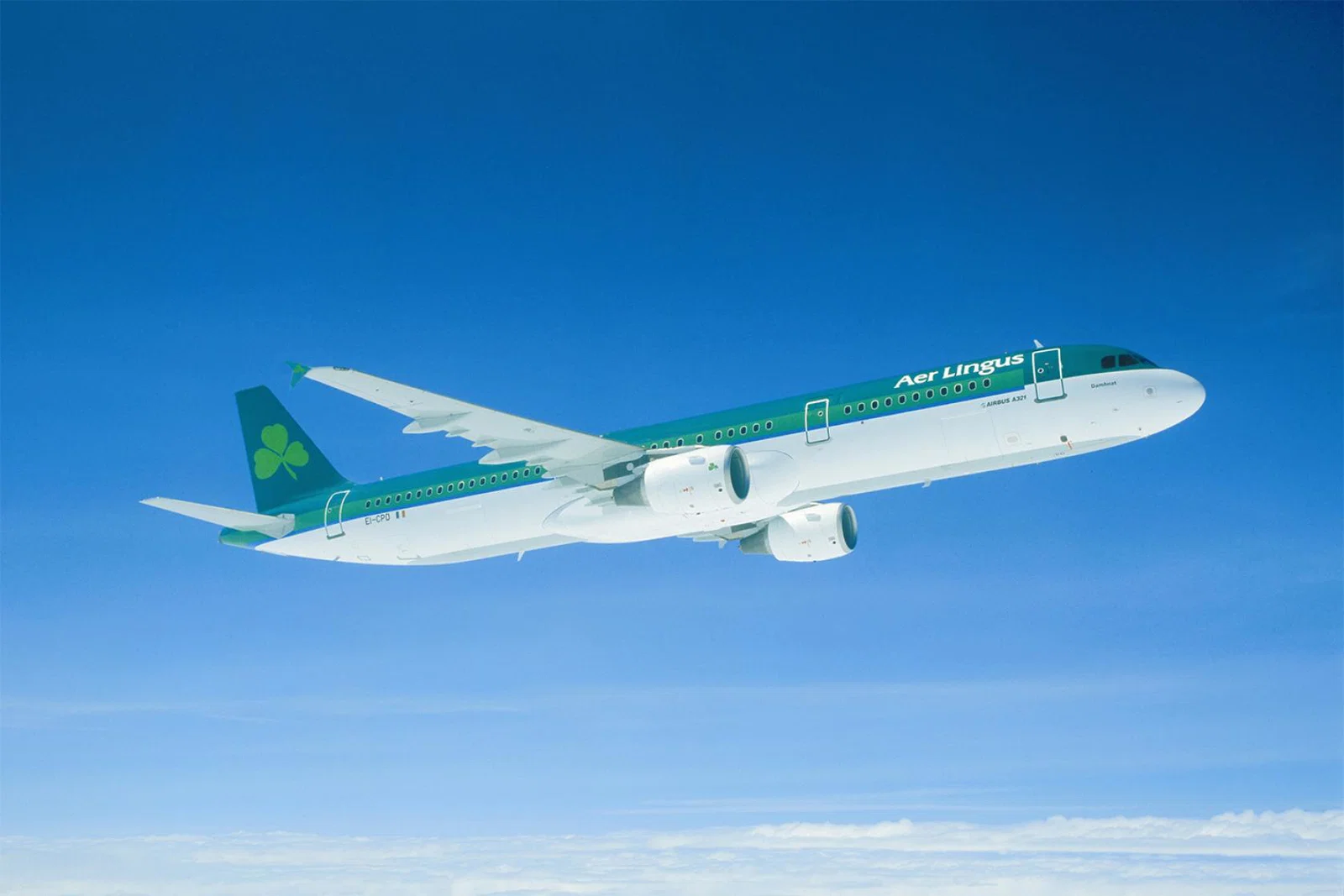 Aer Lingus in flight