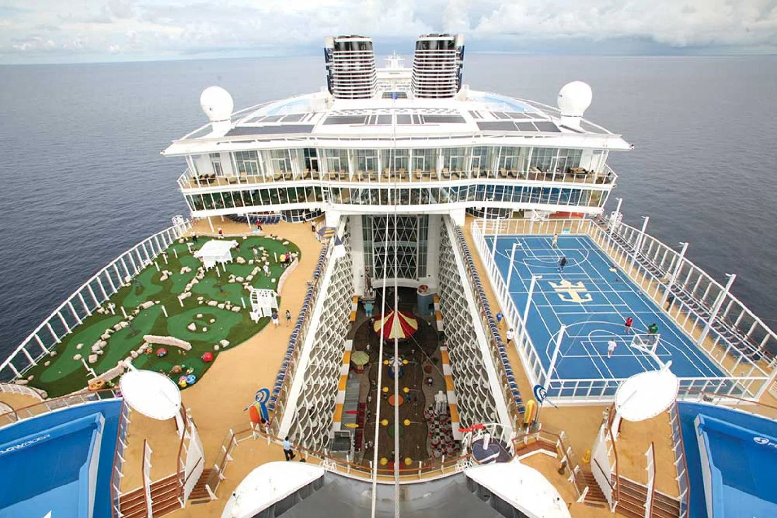 Oasis of the Seas' heating, ventilation and air conditioning system was examined by scientists