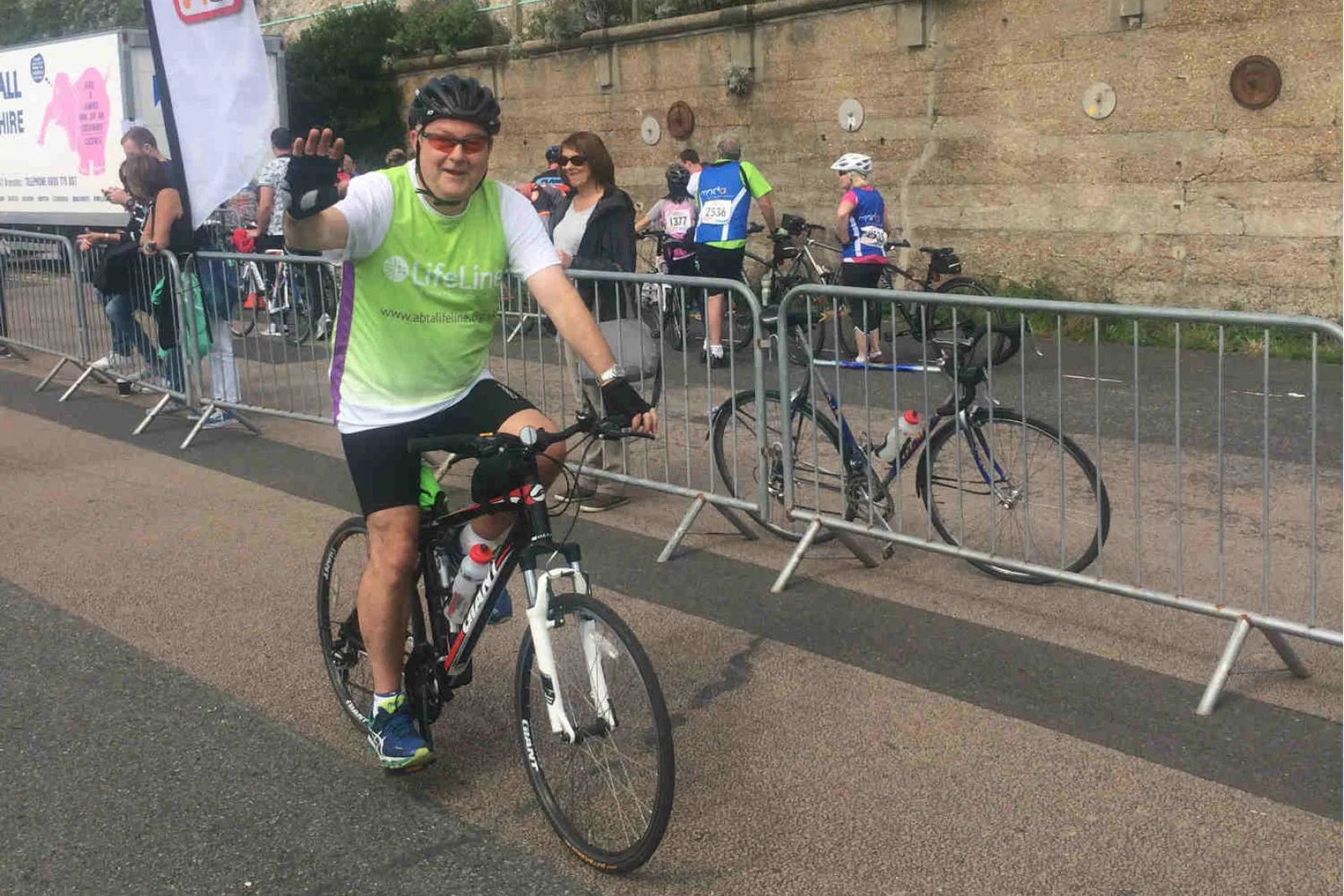 John de Vial on London to Brighton cycle