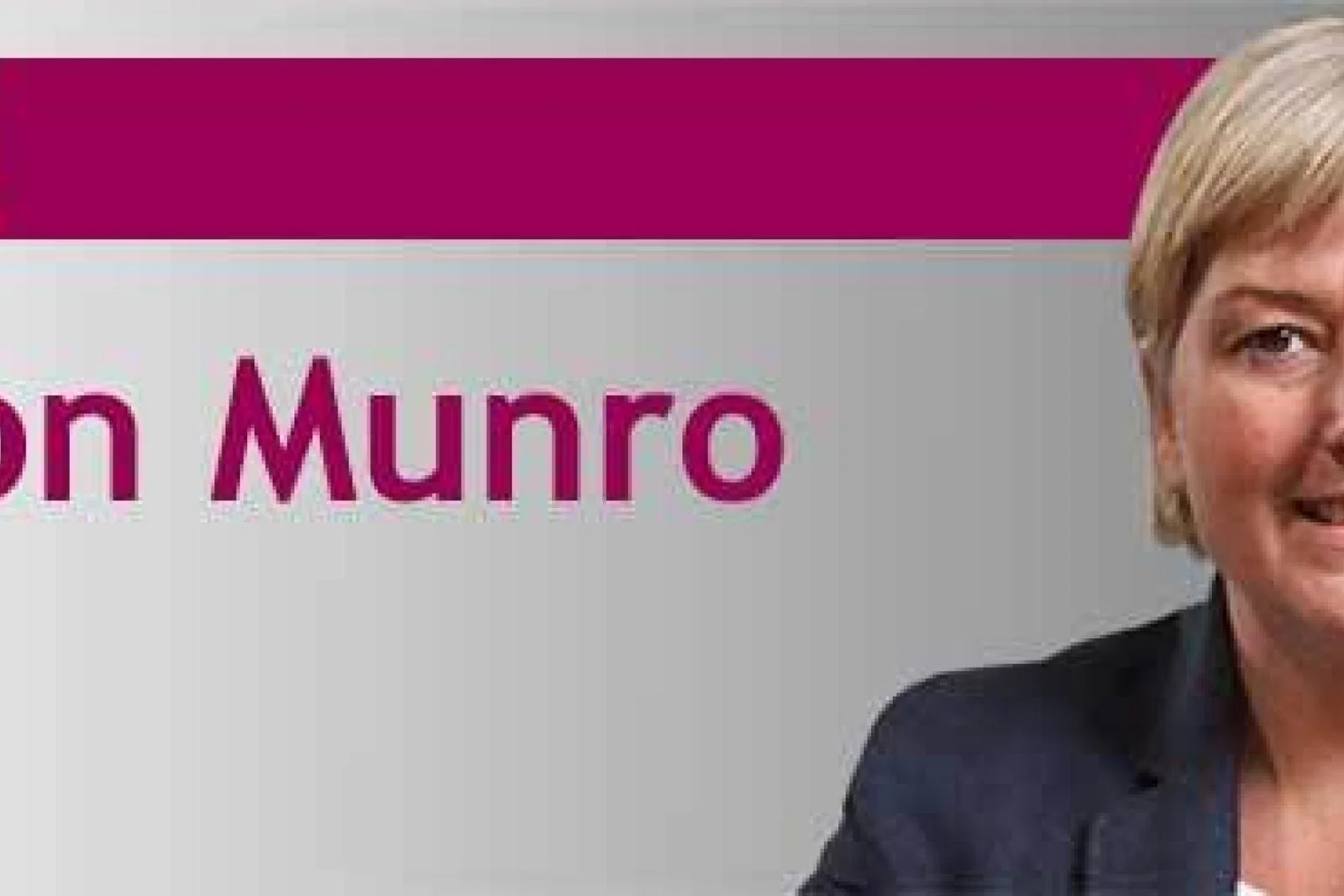 Sharon Munro Comment